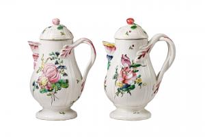 Coppia di piccola caffettiere. Fabbrica di Pasquale Rubati, Milano, 1770 circa